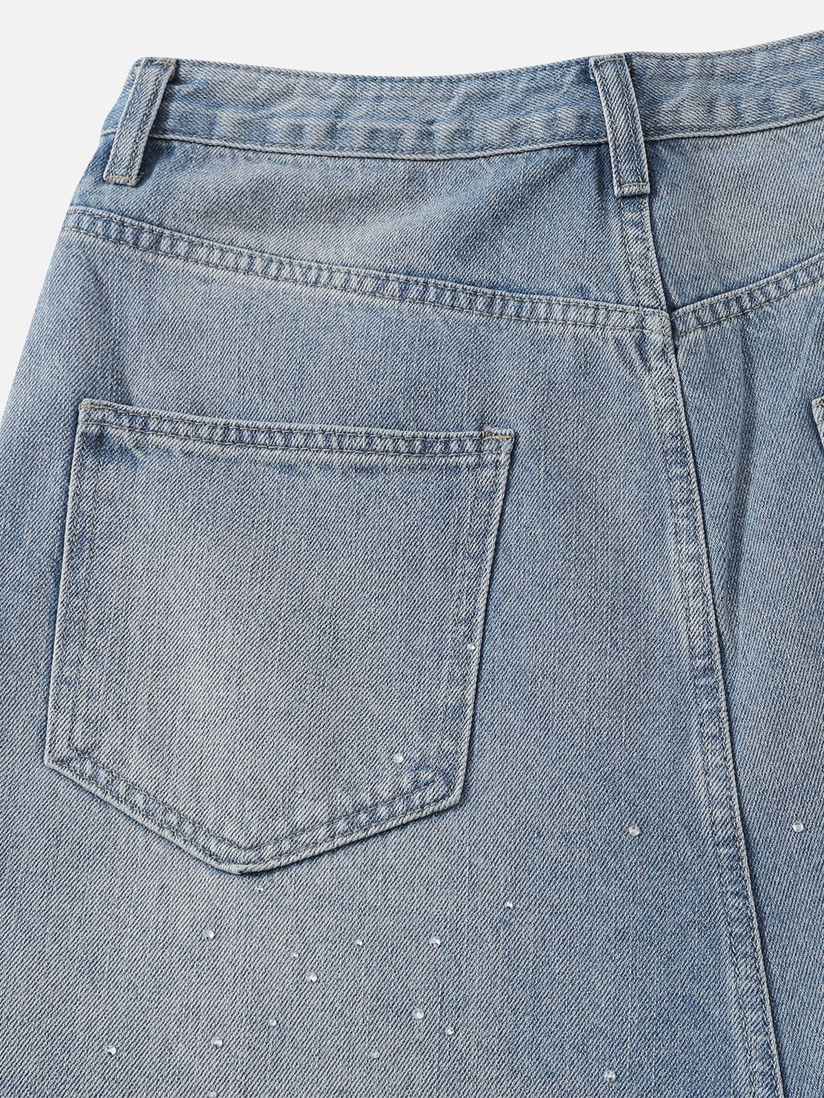 Aelfric Eden Rhinestone Baggy Jeans